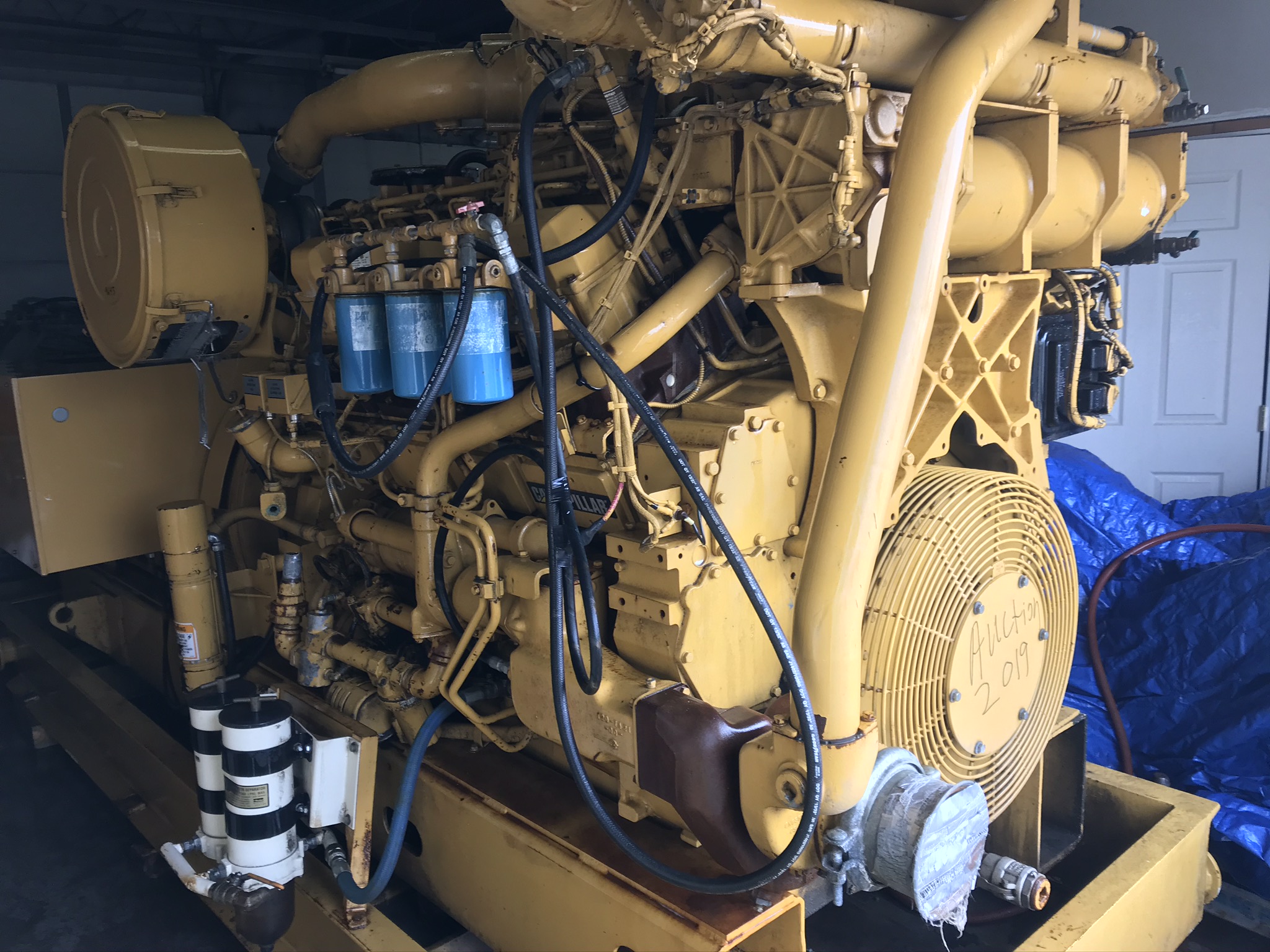 3508 caterpillar engine , generator