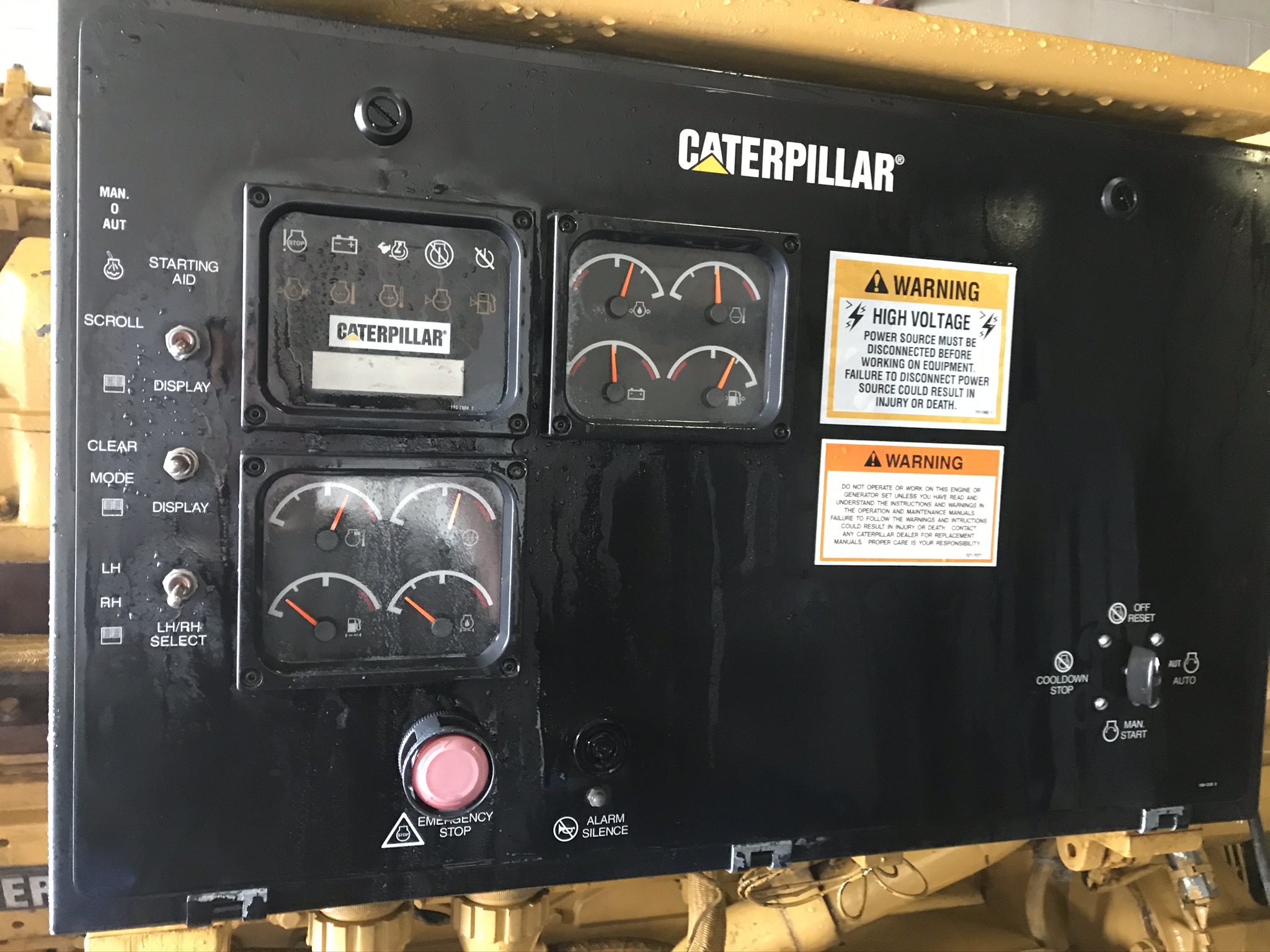 3508 caterpillar engine , generator